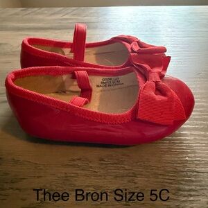 Charming Red Kids Dress Shoes